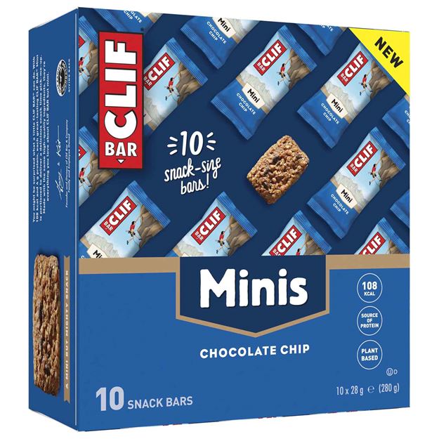 Picture of CLIF BAR Chocolate Chip Mini 28g per pcs 10 per tray